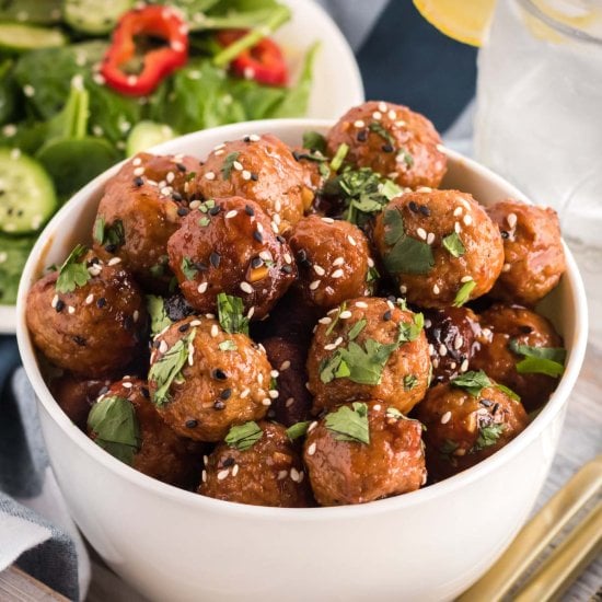 Slow Cooker Honey Garlic Meatballs