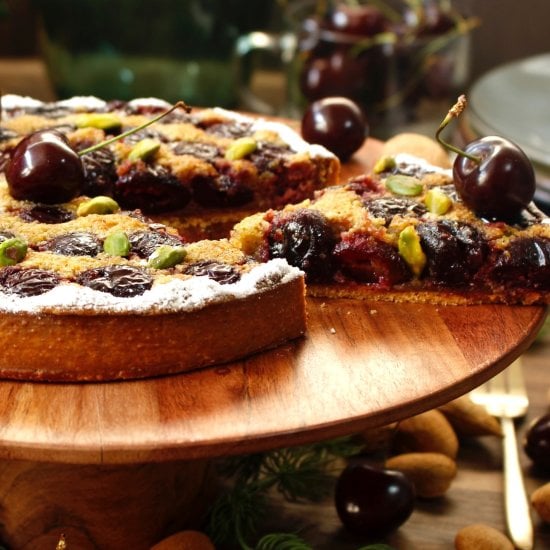 Cherry Tart with Almond Frangipane