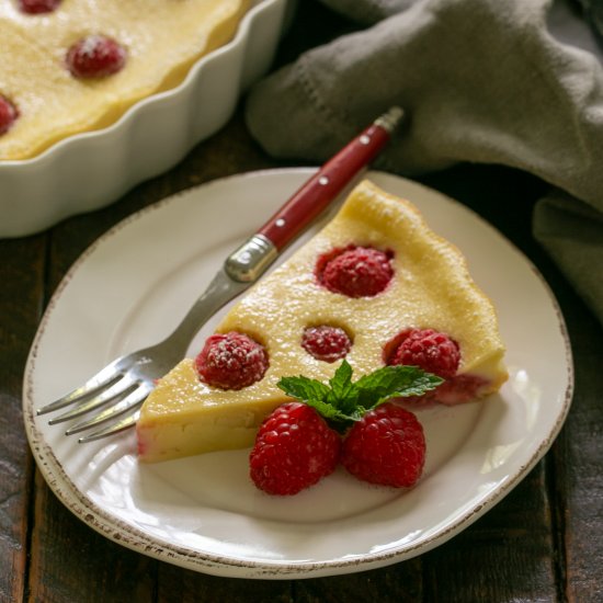 Raspberry Clafoutis