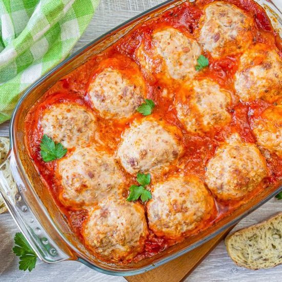 Turkey Meatballs in Tomato Sauce