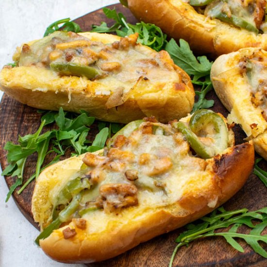 Vegetarian Philly Cheesesteak