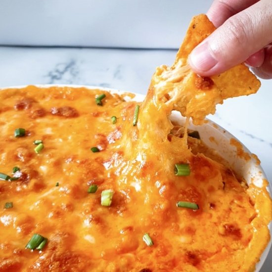 Buffalo Chicken Dip No Cream Cheese
