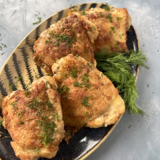 Crispy Pickle Brined Chicken
