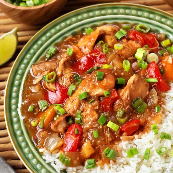 Slow Cooker Pineapple Chicken