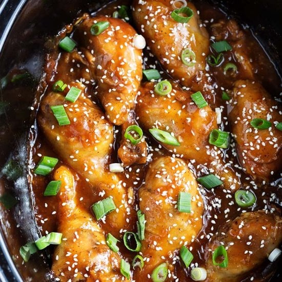 Slow Cooker Honey Garlic Chicken