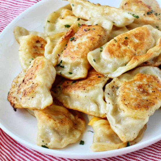 Twice Baked Potato Pierogies
