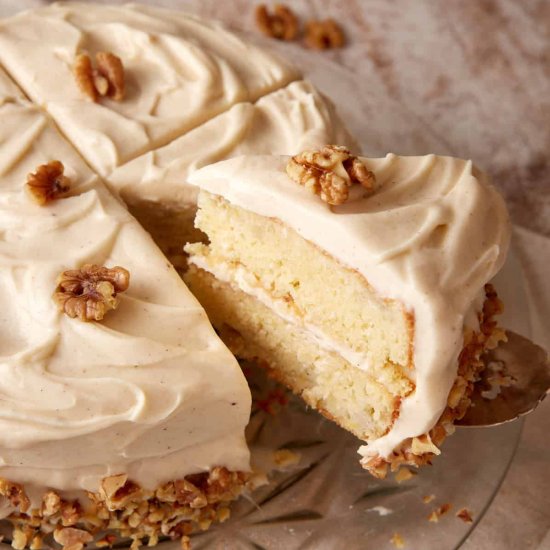 Banana Layer Cake with Buttermilk