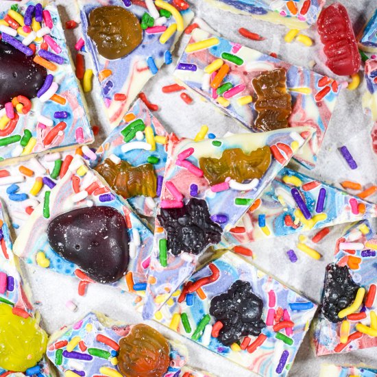 Rainbow Gummy Bark