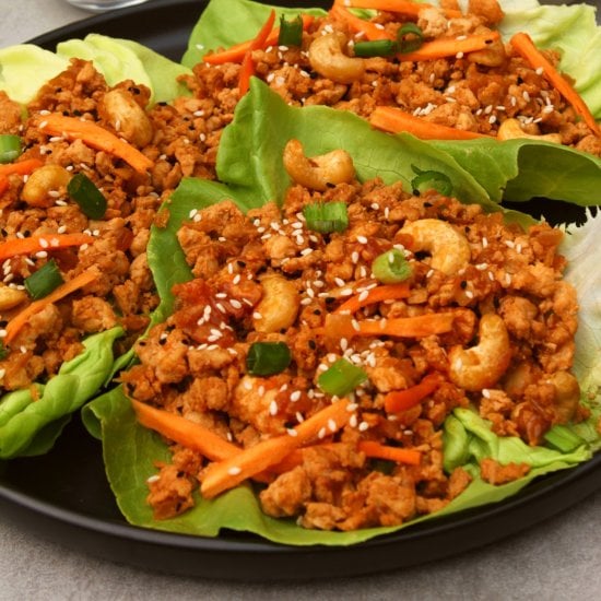 Asian Chicken Lettuce Wraps