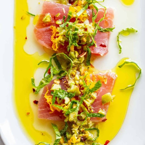 Sicilian Tuna Crudo