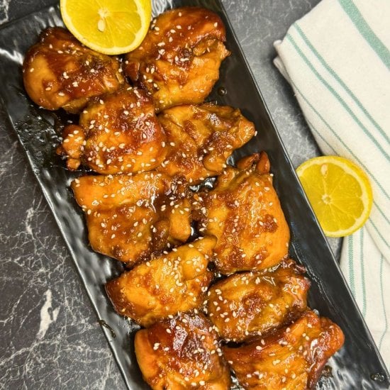 Lemon Teriyaki Chicken Thighs