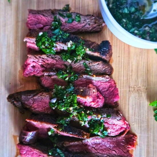 Flank Steak with Chimichurri