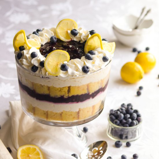 Lemon Blueberry Trifle