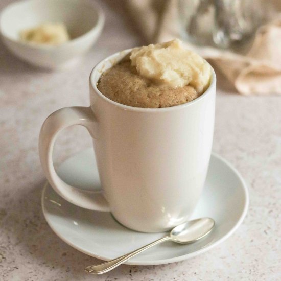 Cinnamon Bun Mug Cake