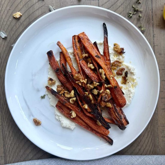 Roasted Carrots with Browned Butter