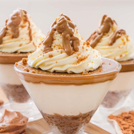 Biscoff Cheesecake Cups