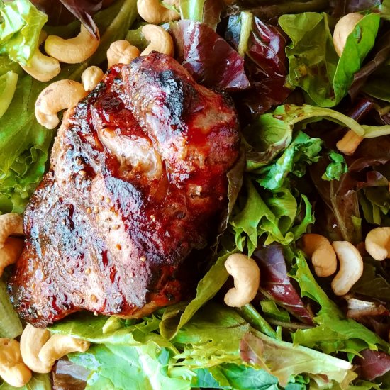 Steak Salad with Lime and Cashews