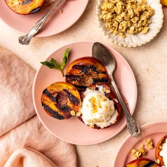 Grilled Peaches