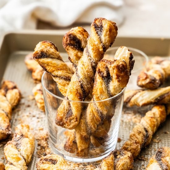 Cinnamon Puff Pastry Twists