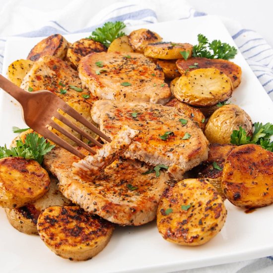 Pork Chops with Potatoes