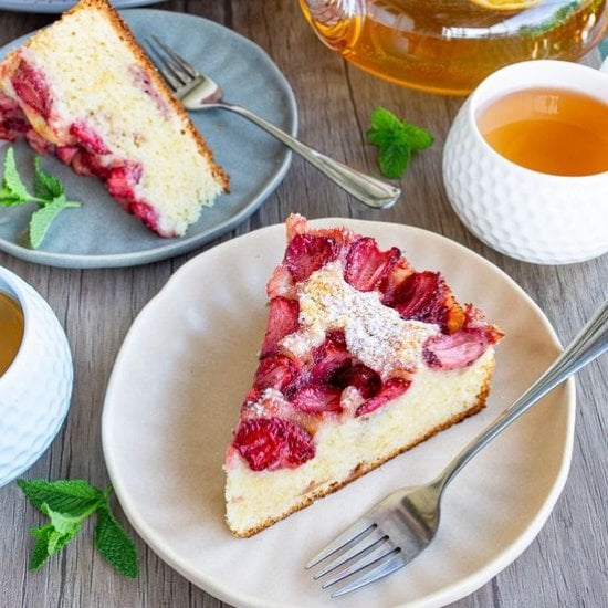 Strawberry Coffee Cake