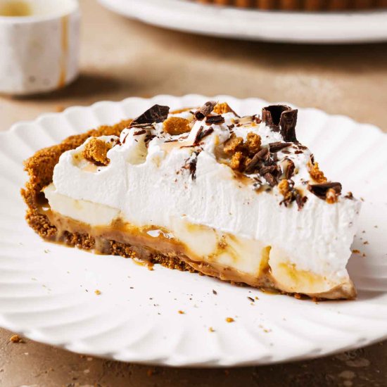 Banoffee Tart (Caramel Banana Tart)