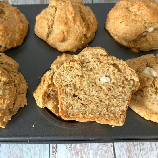 Wholemeal Spelt Savoury Muffins