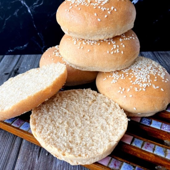 Graham and Spelt Burger Buns