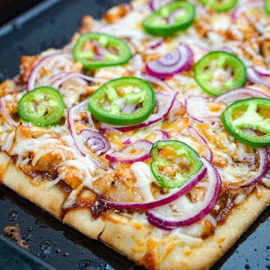 BBQ Chicken Flatbread Pizza