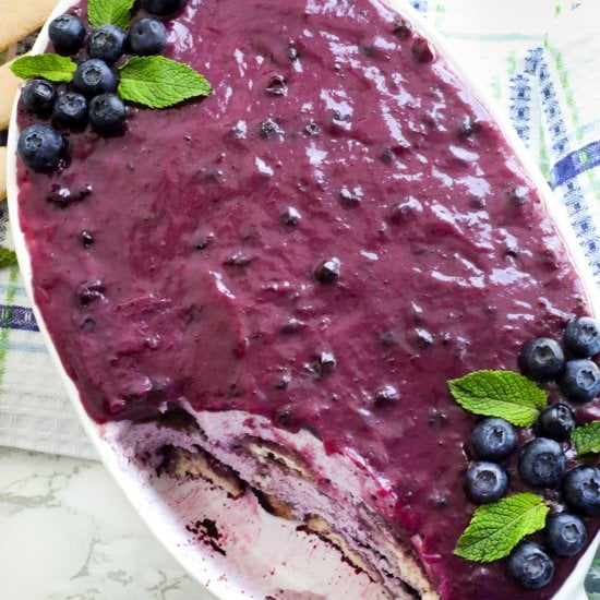 Blueberry Tiramisu