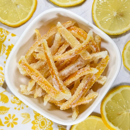 Candied Lemon Peels