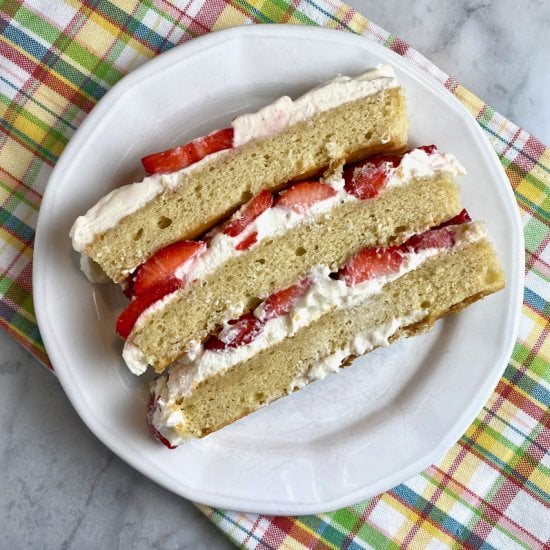 Strawberry Shortcake Cake