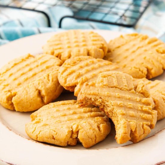 Cake Mix Peanut Butter Cookies