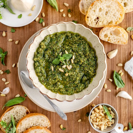 Fresh Basil Pesto Recipe
