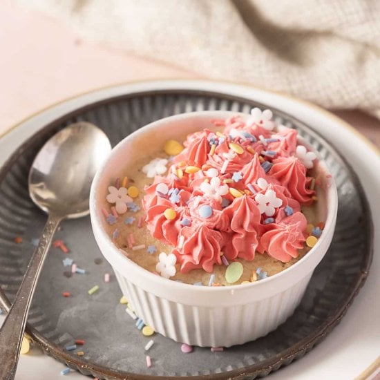 Gluten Free Vanilla Cake in a Mug