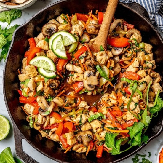 Chicken and Bok Choy Stir Fry