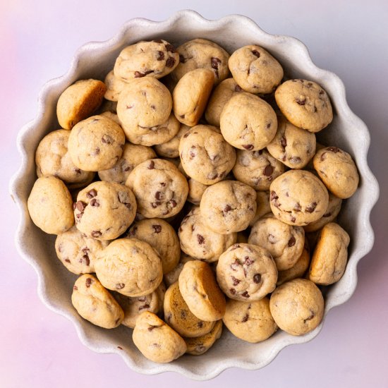 Soft Mini Chocolate Chip Cookies
