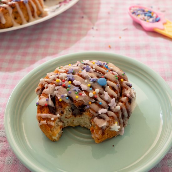 Air Fried Cinnamon Rolls