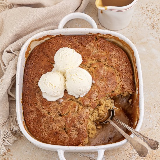 Banana Self Saucing Pudding