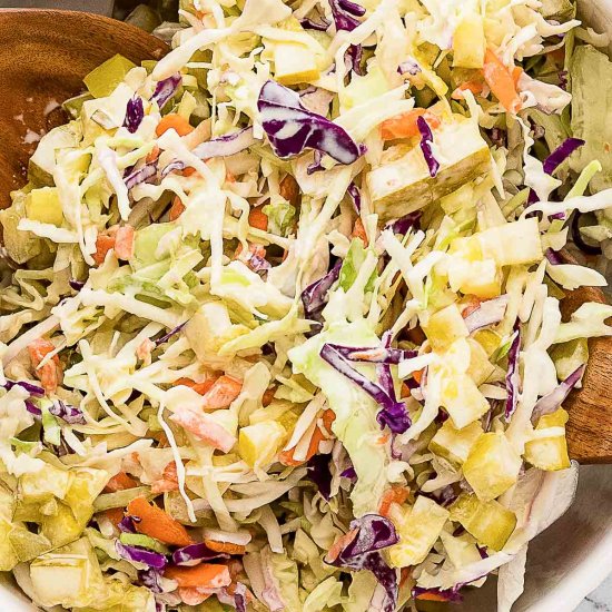 Pickle Coleslaw with Dill