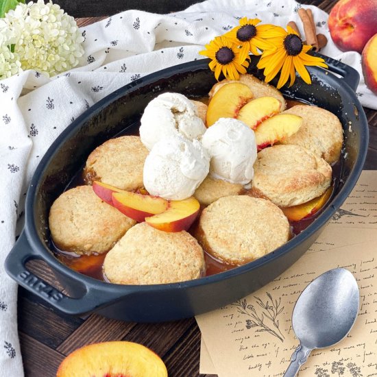 Nectarine Cobbler