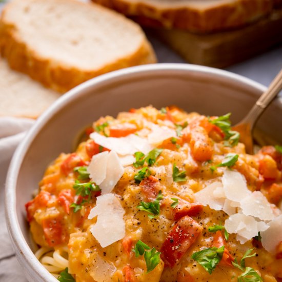 Lentil & Red Pepper Sauce
