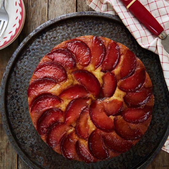 Plum Upside Down Cake