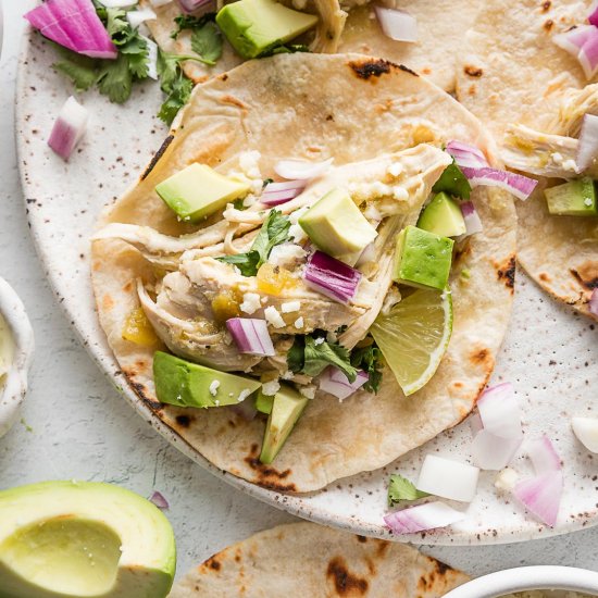 Slow Cooker Salsa Verde Chicken