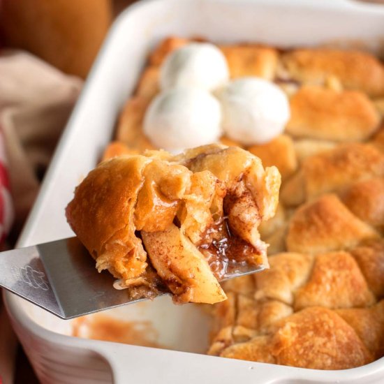 Crescent Roll Apple Dumplings
