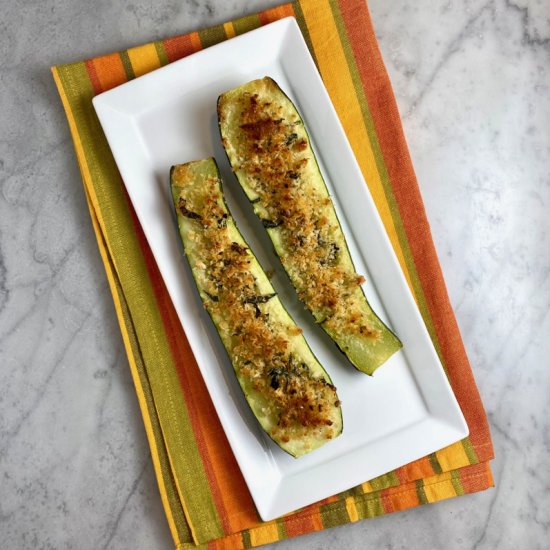 Parmesan Roasted Zucchini