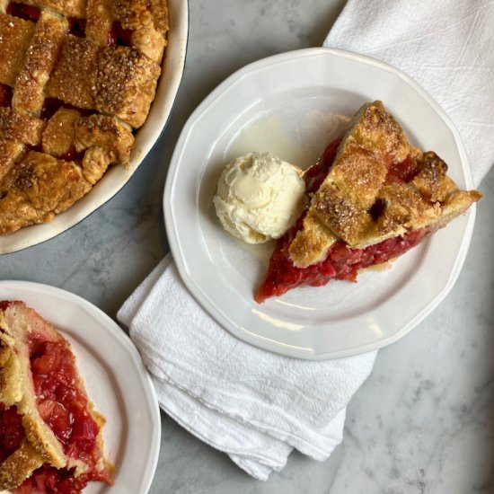 Strawberry-Rhubarb Pie