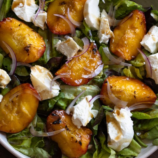 Grilled Peach Salad