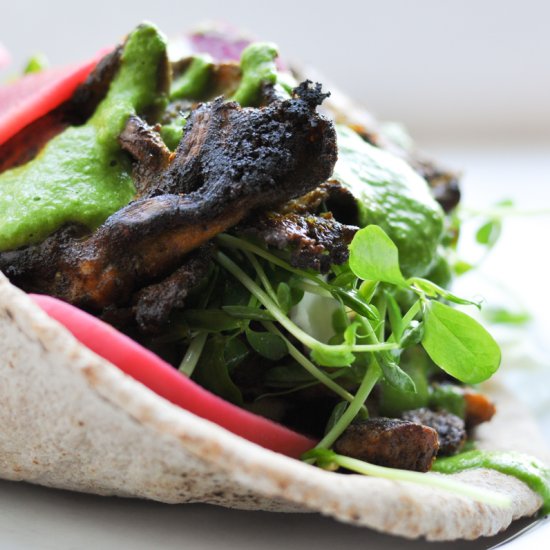 Mushroom Shawarma
