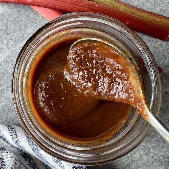 Rhubarb BBQ Sauce